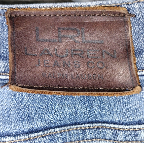 LRL Lauren Jeans Co. Ralph Lauren Medium Wash Mid-Rise Straight Leg Jeans Sz. 10 - Picture 9 of 11